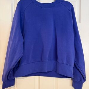 Athleta Blue Crewneck Sweatshirt